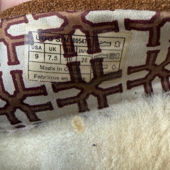 Ugg Australia Lizzy Moccasin Slip On Slippers Womens 9 Chestnut Brown Tassel - Picture 13 of 16